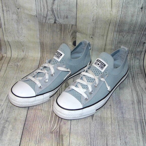 CONVERSE Chuck Taylor All Star Shoreline Knit Gray Sneakers Womens 9 - Picture 3 of 7